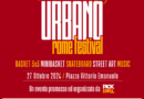 Urbano Rome Festival, la prima edizione il 27 ottobre a Piazza Vittorio Emanuele tra sport, street art e musica live